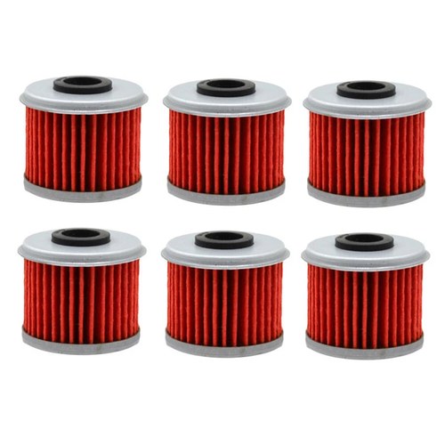 6X Oil Filters For Honda CRF150R CRF150RB CRF250R CRF250X CRF450R CRF450X
