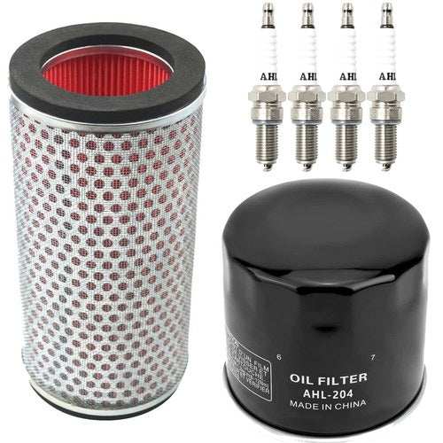 Air Oil Filter Spark Plugs Tune Up Kit For Honda CB1300 2003-2013
