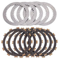 11pcs Friction Steel Clutch Plates Kit for Kawasaki KLR250 KL250-D 1985-2005