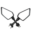 1 Pair Black Rearview Side Mirrors For Kawasaki EX250 Ninja 250R 2008-2013