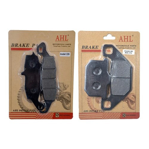 Front & Rear Brake Pads for Kawasaki Vulcan 1500 VN1500 D/E Classic 1996-2000