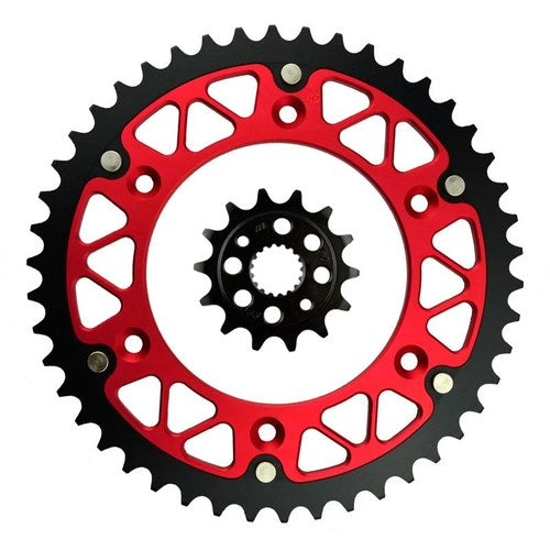 Front Rear Sprockets Kit 14/46 Tooth 520 Chain For Honda XR400R 1996-2005