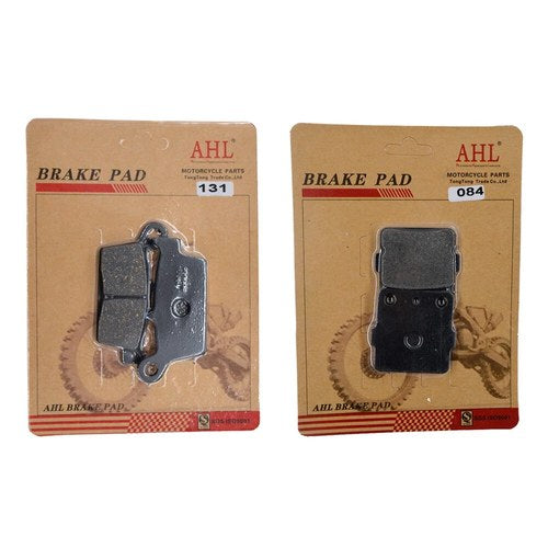 Front & Rear Brake Pads Kit for Kawasaki KLX250S 2009-2014 KLX250SF 2009-2010