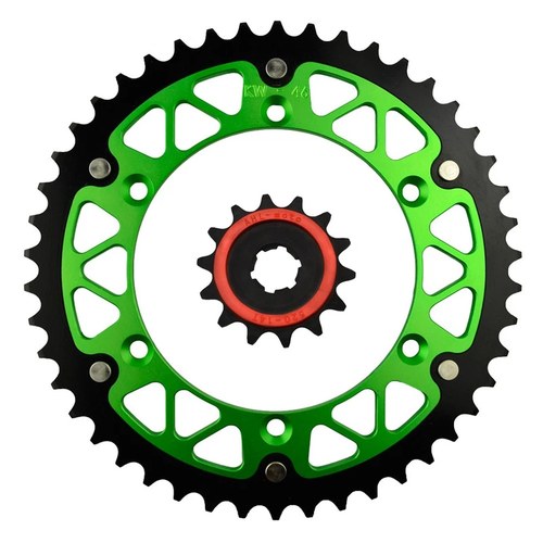 14T-45T Front Rear Sprocket For Kawasaki KX250 KX500 KLX300R KLX250 KL250 KDX250