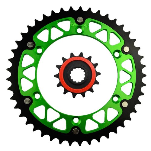 14T Front & 45T Rear Sprockets Kit For Kawasaki KLX250S 2006-2007 2009-2014