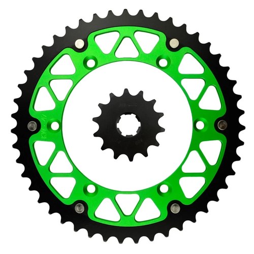 14T-47T Front Rear Sprockets 520 For Kawasaki KX250 KX500 KLX300R KLX250 KDX250