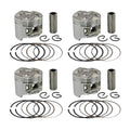 4X Piston & Rings Kit 49mm +50For Honda CBR250RR CBR22 Kaz MC22 CB250 MC23