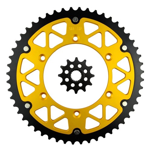 Front Rear Sprockets Kit 12/52 Tooth For Suzuki RM125 1998-2008 RMZ250 2007-2021