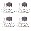 4 Sets Piston & Piston Rings Kit 67.5mm +50 For Yamaha YZF-R6 YZF600 2008-2020