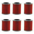 6X Oil Filters For Aprilia Rsv 1000 R ETV1000 Caponord SL1000 Rsv Mille R Tuono