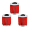3X Oil Filter For Kawasaki KX250F 04-18 KX450 19-24 Suzuki RMZ250 RMZ450 04-24