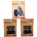 Front & Rear Brake Pads for Kawasaki Ninja ZX6R ZX600P ZX600R 2007-2012
