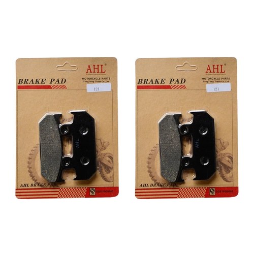 2 Pairs Front Brake Pads for Honda CB600 F/F2 87-94 CB350S 86-90 XRV750 90-93