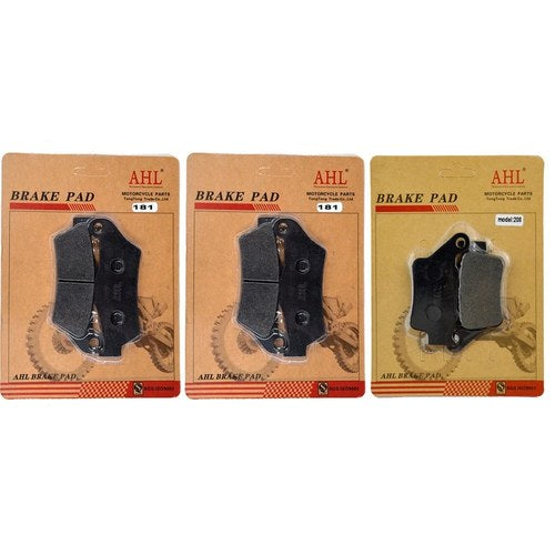 Front & Rear Brake Pads Kit for Yamaha XT660Z Tenere 2008-2016