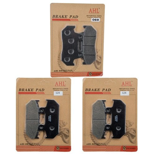 Front & Rear Brake Pads For Honda Interceptor VFR750F 1986-1987 CBR1000F 87-88