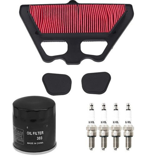 Tune Up Kit For 2017-2024 Kawasaki Z900 Air & Oil Filter & Spark Plugs