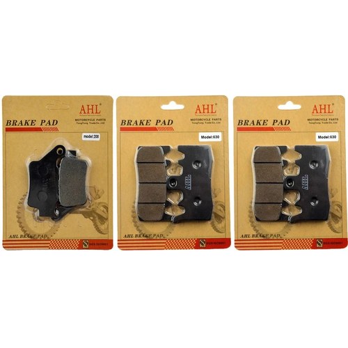 3 pairs Front & Rear Brake Pads For BMW F800R (Disc Has Loose Bobbins) 2015-2018