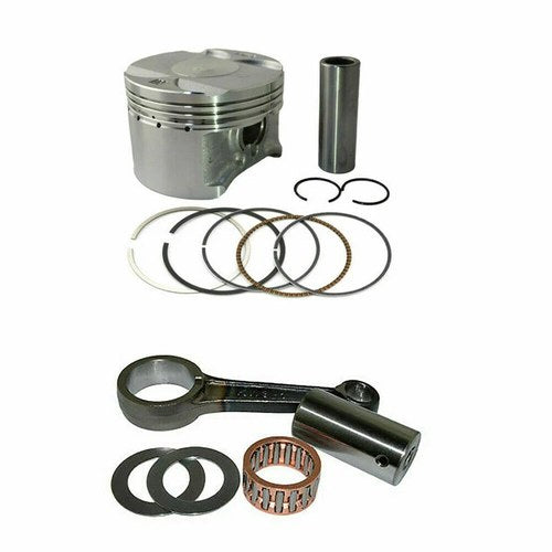 Connecting Rod & Piston Rings Kit Std 70mm for Honda NX250 AX-1 KW3 1988-1990