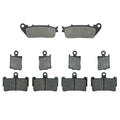 3 Pairs Front & Rear Brake Pads for Honda VFR1200F ABS 2010-2015