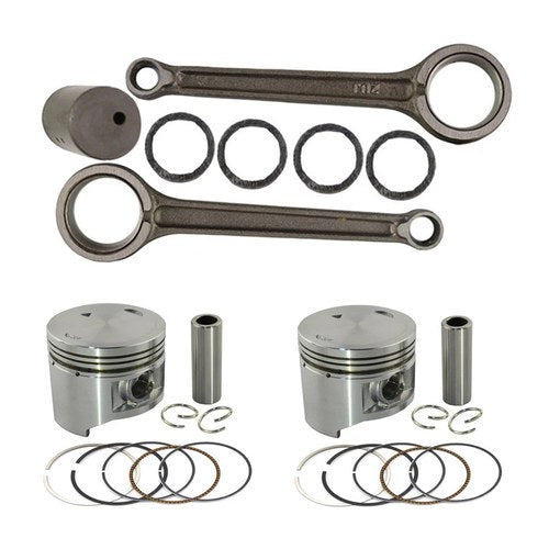 Connecting Rod & Piston Rings Kit Std 49mm For Yamaha XV250 Virago 250 1995-2007