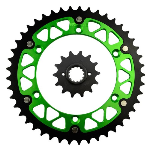 Front Rear Sprocket 14/45 Tooth 520 Kit For Kawasaki KLX250S 2006-2007 2009-2014