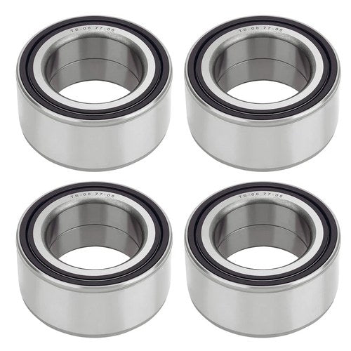 4 Front Rear wheel bearings for Polaris Rzr XP 900 Scrambler Sportsman 850 1000