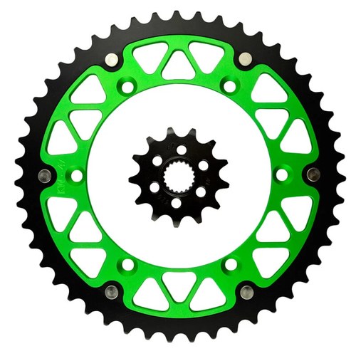 13T-47T Front Rear Sprockets Kit 520 Picth For Kawasaki KX250F 2006-2024