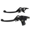 Black Clutch & Drum Brake Lever for 22mm 7/8 inch Handlebar 110cc 125cc 140cc