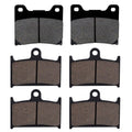 3 Pairs Front & Rear Brake Pads for Yamaha FZR750R OWO1 1989-1992