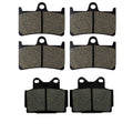 Front & Rear Brake Pads For Yamaha TZR250 R 89-94 FZR400RR 91-92 FZS600 98-03