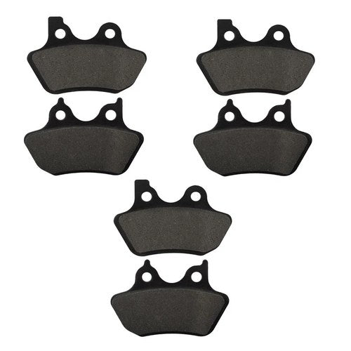 F&R Brake Pads For Harley Road King Electra Glide V-Rod Low Rider Wide Glide