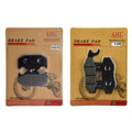 F&R Brake Pads for Kawasaki KX125 KX250 KX500 89-93 KDX250 91-94 KDX200 93-94