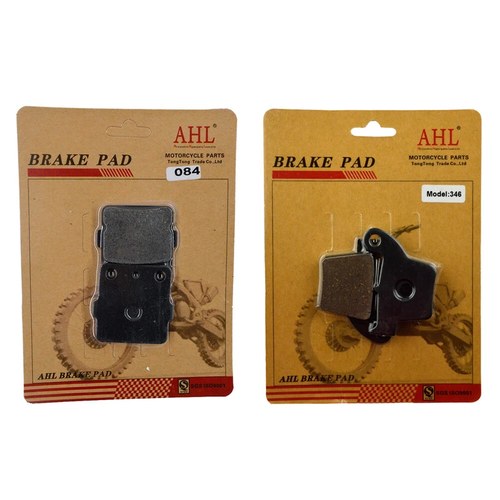 2 Pairs Front & Rear Brake Pads for Honda CRF150R CRF150RB 2007-2013