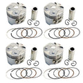 4X Piston Rings Pin Clips Kit +50 Bore 49mm For Honda CBR250 KY1 MC19 CBR19