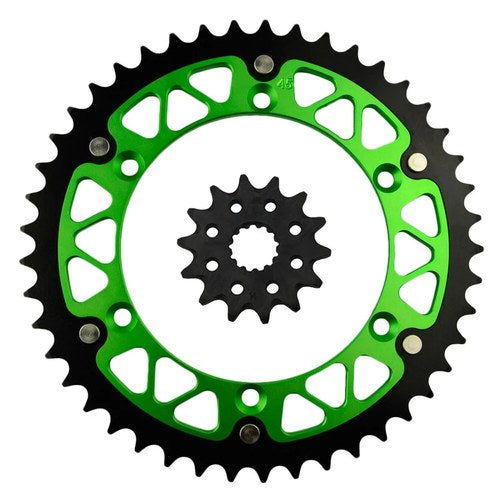 14-45T Front Rear Sprockets For Kawasaki KX250 99-08 KLX300R 02-07 KLX450R 07-19