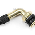 1pc Brass 90 Degree Motorcycle Schrader Valve Tubeless 11.3mm Rim Hole Tyre Stem