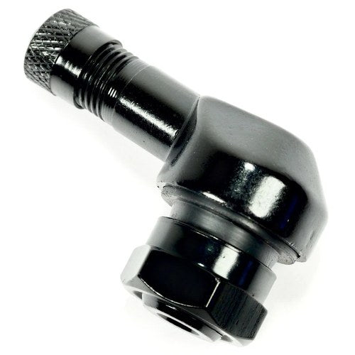 1PC Black 11.3mm Aluminium 90 Degree Motorcycle Schrader Valve Tubeless Rim Tyre