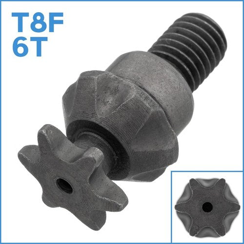 T8F 6T Front Sprocket Pinion Gear Clutch Drum Gearbox Pocket Mini Bike Engine