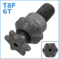 T8F 6T Front Sprocket Pinion Gear Clutch Drum Gearbox Pocket Mini Bike Engine