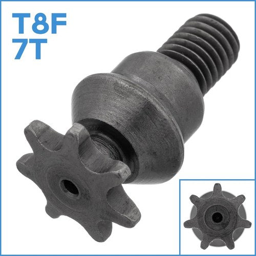 T8F 7T Front Sprocket Pinion Gear Clutch Drum Gearbox Pocket Mini Bike Engine