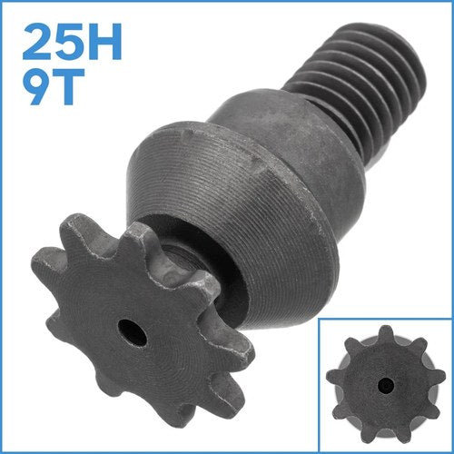25H 9T Front Sprocket Pinion Gear Clutch Drum Gearbox Pocket Mini Bike Engine