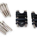 AS3 Performance 22.2MM Handlebar Raisers Risers Kit 20mm-35mm Black