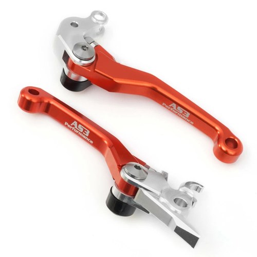 AS3 Brake Clutch Flexi Levers for KTM 125 250 450 525 SX Exc XC F 2005-2008