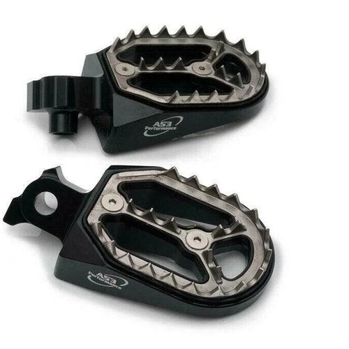 AS3 Foot Pegs for Husqvarna WR CR TC TE Txc SM Smr 125 250 310 450 510 610 98-13