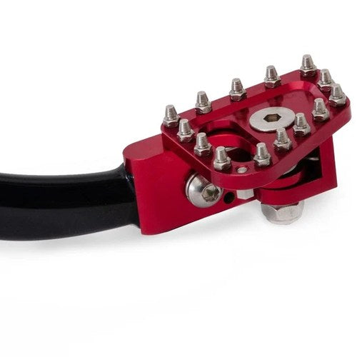 AS3 Performance Oversized Flexible Rear Brake Pedal Replacement Tip Red