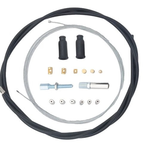 AS3 Venhill Universal Single Throttle Cable Kit 1.35 Metres 5MM Outer Black