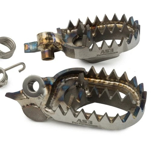 AS3 Titanium Foot Pegs for Yamaha YZ250F 2024 YZ450F 23-24 WR450F YZ450FX 2024