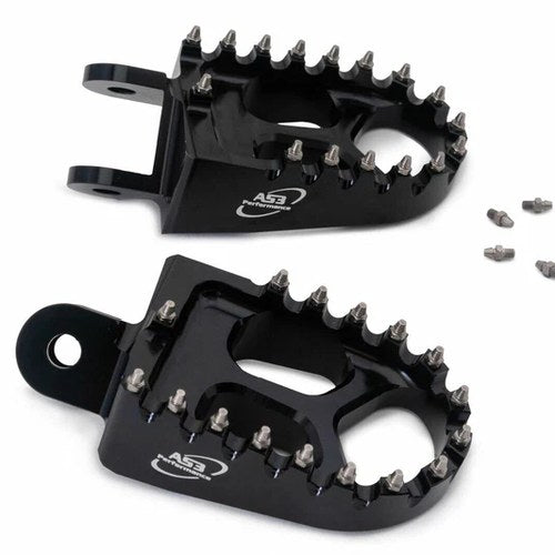 AS3 Foot Pegs for Honda CR 80 85 1996-2007 XR 400 1996-2004 XR 650 2000-2007