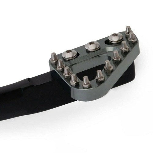 AS3 Performance Oversized Adjustable Rear Brake Pedal Tip Grey