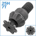 25H 7T Front Sprocket Pinion Gear Clutch Drum Gearbox Pocket Mini Bike Engine